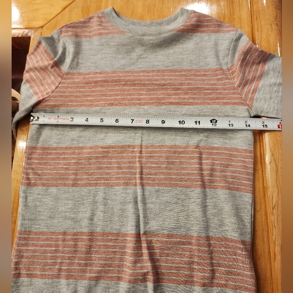 Kids Cat & Jack Striped Gray and Red Long Sleeve Shirt Size Small (6-7) - Picture 6 of 6